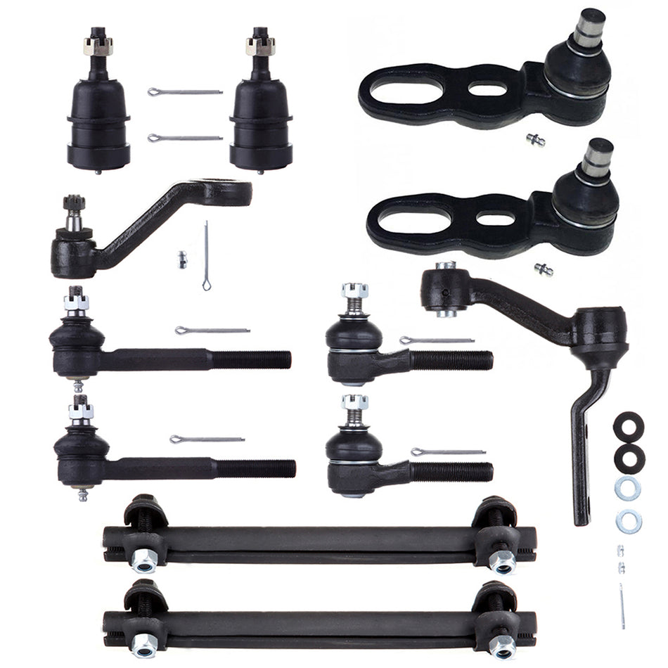 12pcs Front Tie Rod Ends Ball Joints For Lincoln Town Car Marquis Crown Victoria