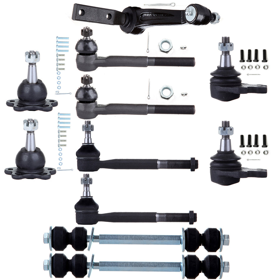 Tie Rod Ball Joint Idler Arm Sway Bar For 88-92 Chevrolet K1500 Chevrolet K2500