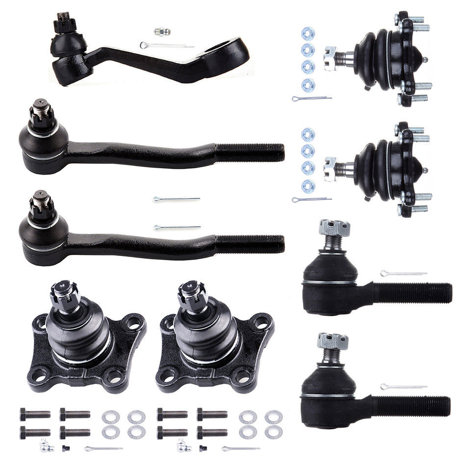 Front Ball Joints Steering Pitman Arm Tie Rod End For 1986-1989 Toyota 4Runner