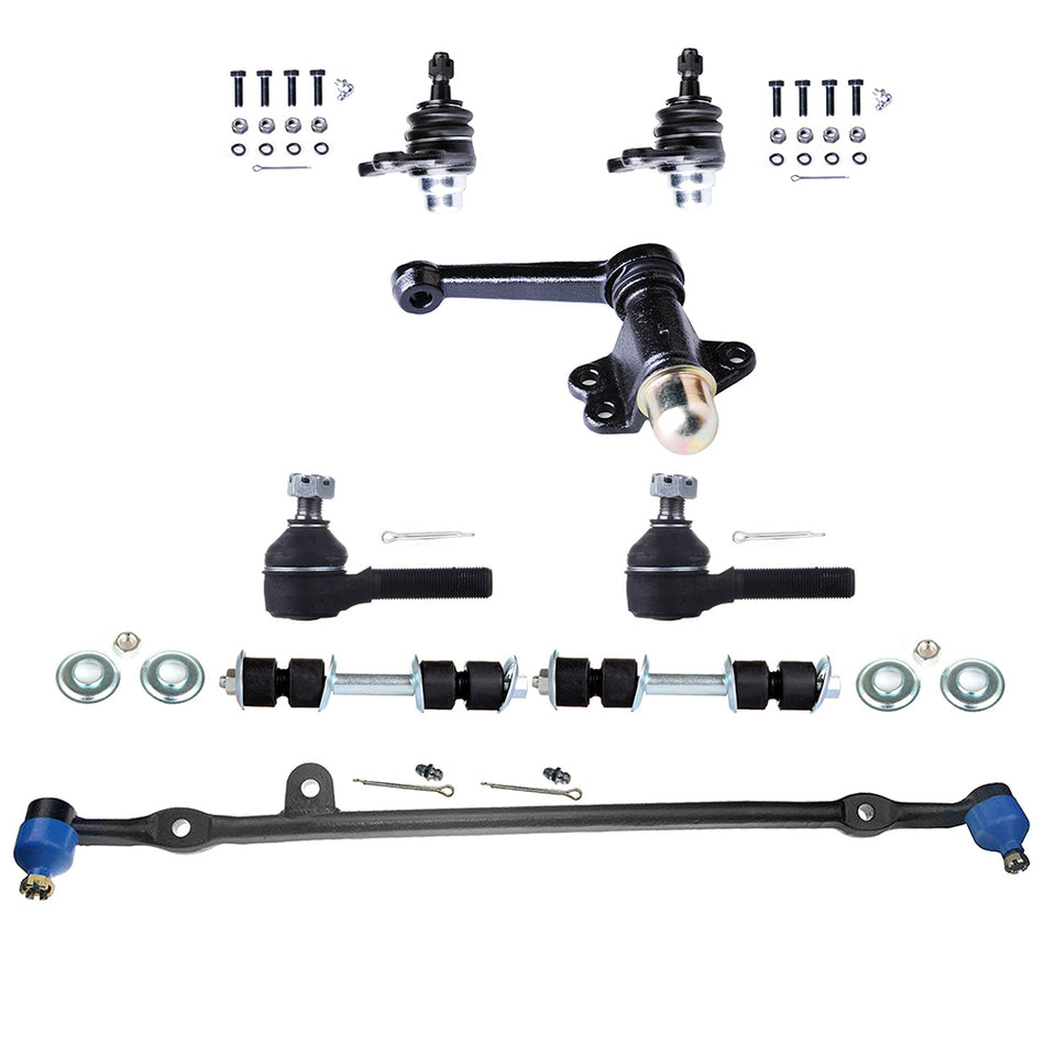 1984-1988 Toyota Pickup RWD 8PCS Front Ball Joints Sway Bars Center Link Kit