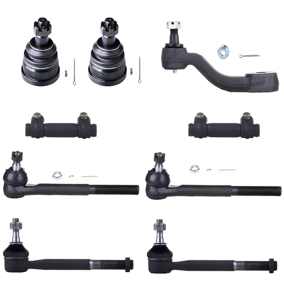 Ball Joints Tie Rods Idler Arm For 93-99 Chevrolet C1500 Chevrolet C1500 Suburban