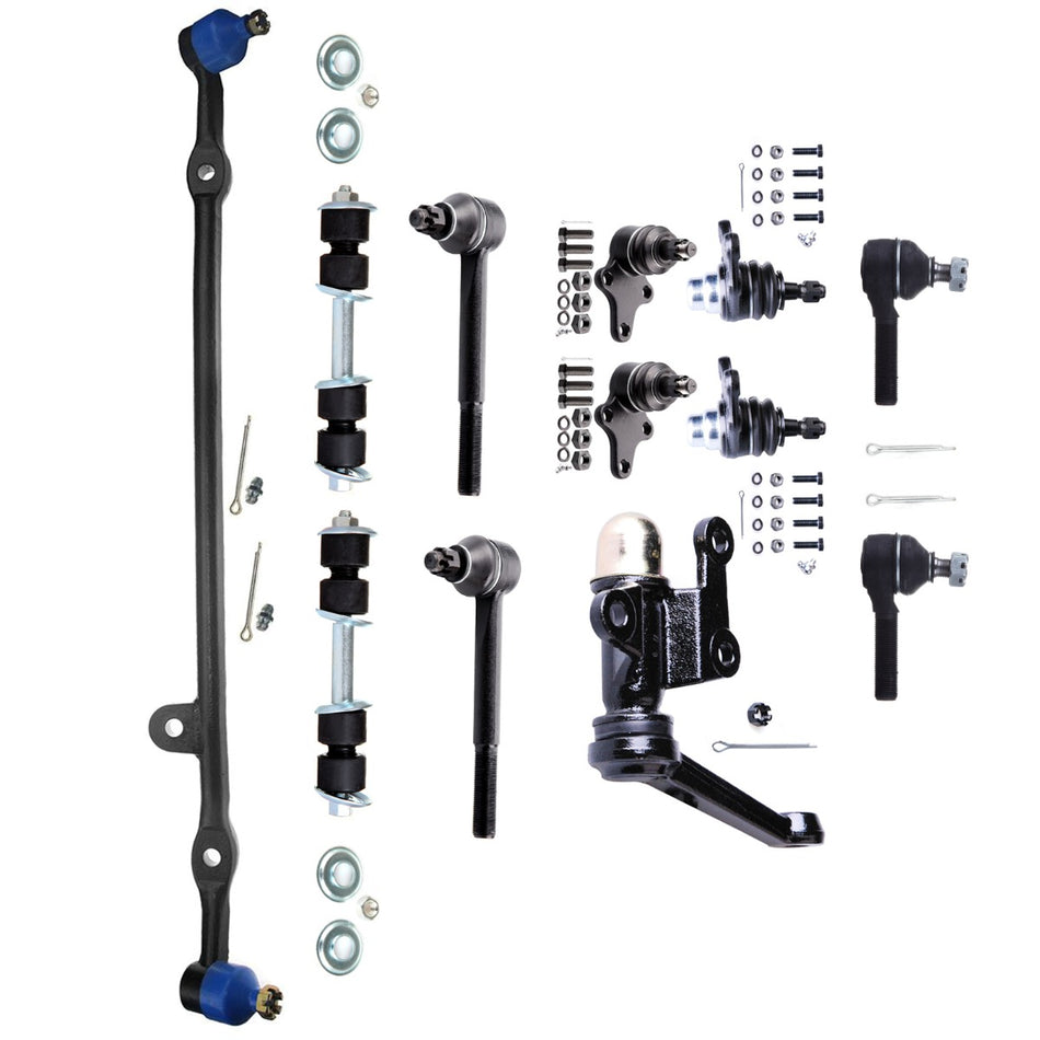 12pcs For 1989-1995 Toyota Pickup RWD Front Tie Rod Ends Center Link Ball Joints