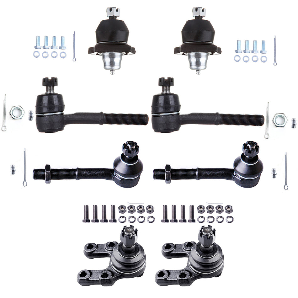 Ball Joints Tie Rod Ends Suspension Fits 95-96 Nissan Pickup 87-92 Nissan Pathfinder