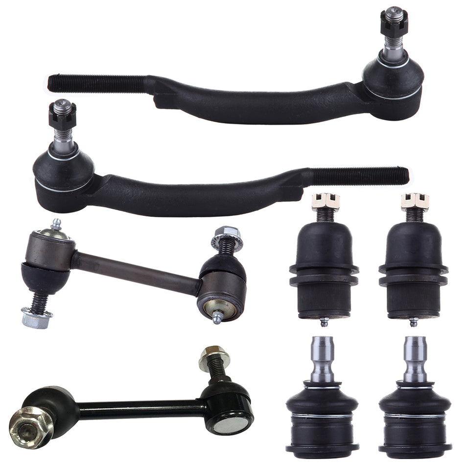 Ball Joints Steering Sway Bar Tie Rod End For 04-07 Buick Rainier Chevrolet Trailblazer