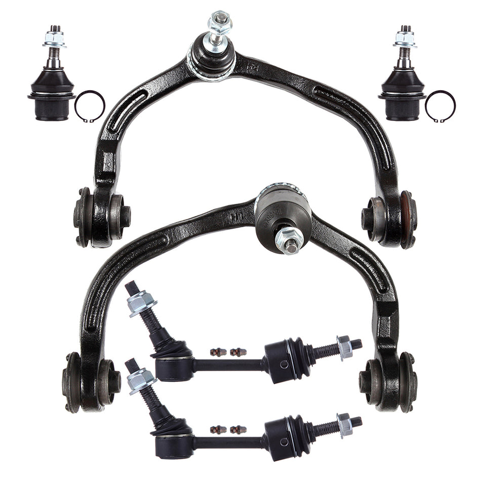 Front Upper Control Arm Ball Joint Sway Bar Suspension For 03-04 Ford Expedition Lincoln Navigator