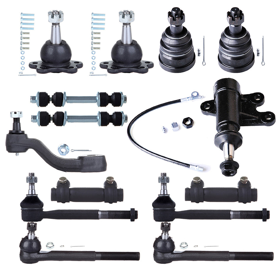 Ball Joints Tie Rods Idler Arm For 93-99 Chevrolet C1500 Chevrolet C1500 Suburban
