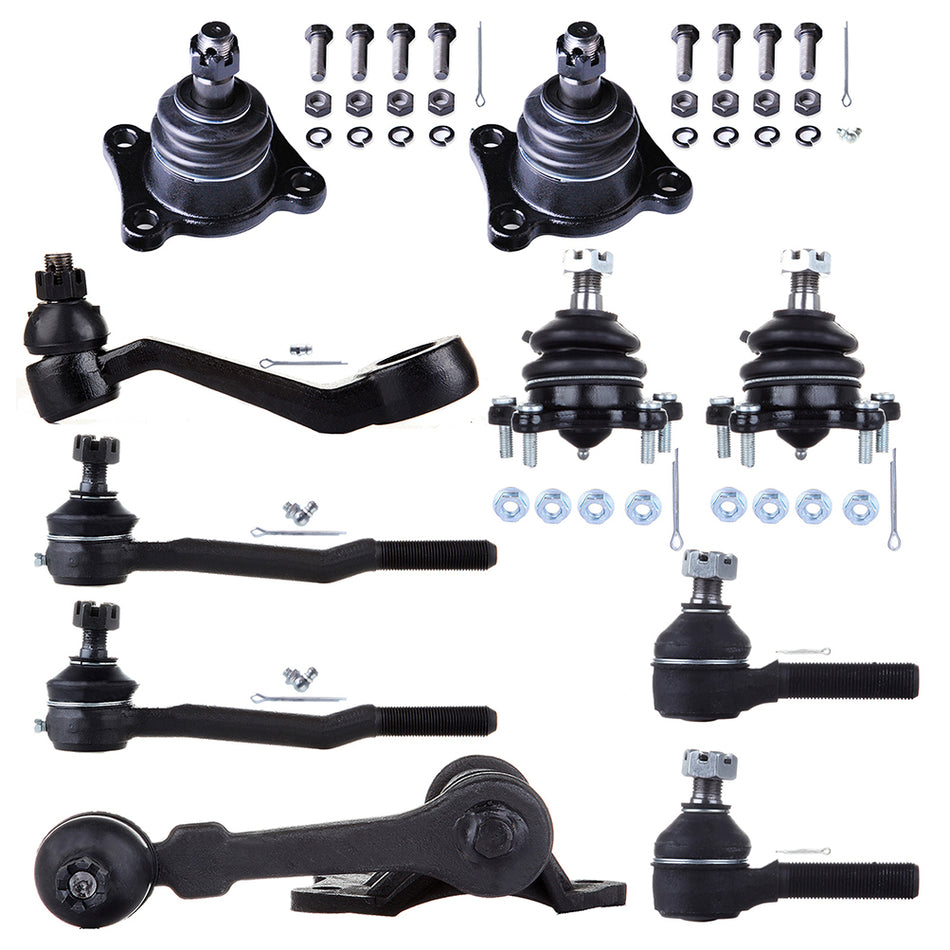 10PCS Suspension Ball Joint Tie Rod End Kit for 1992 1994 1995 Toyota Pickup 4WD