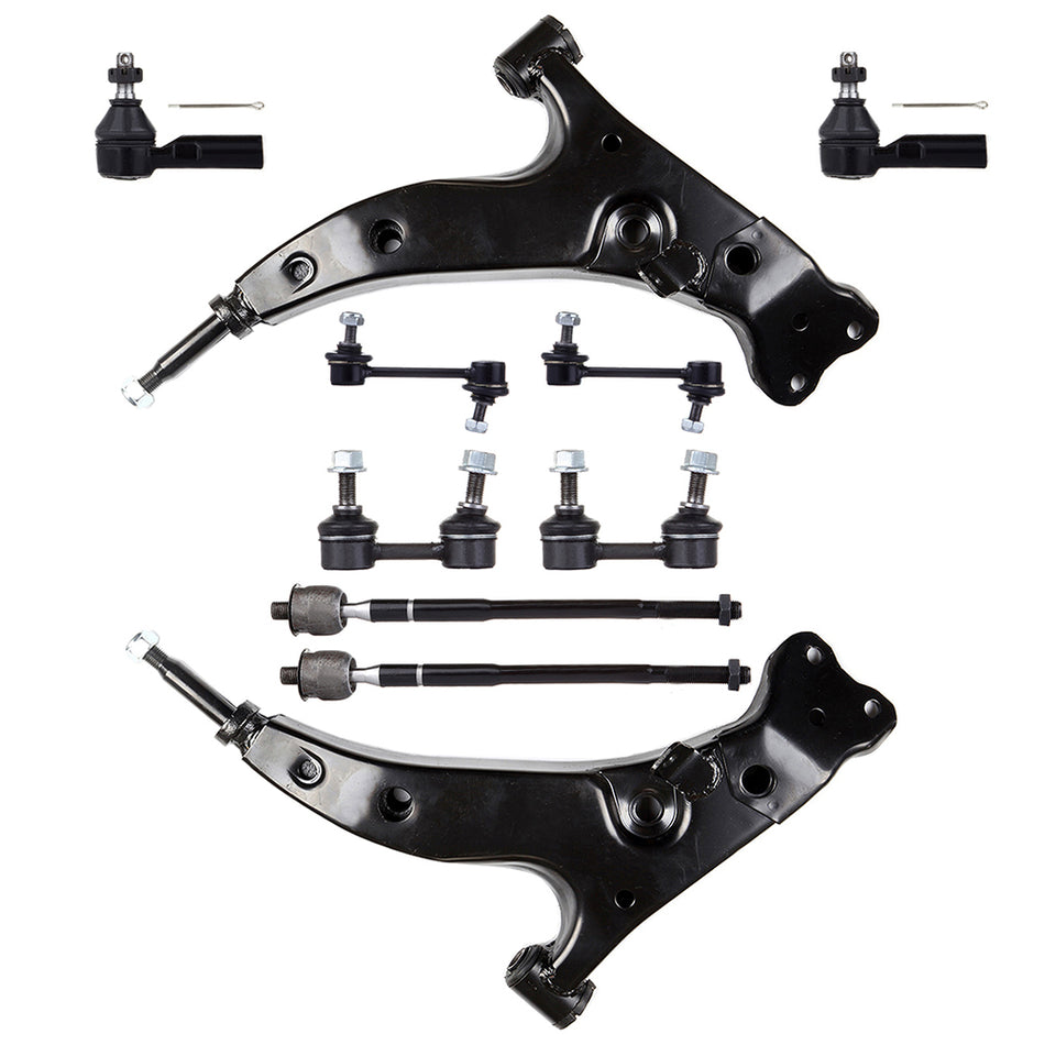 1993-1995 Toyota Corolla Front Control Arms Tie Rod Sway Bar Suspension Kit