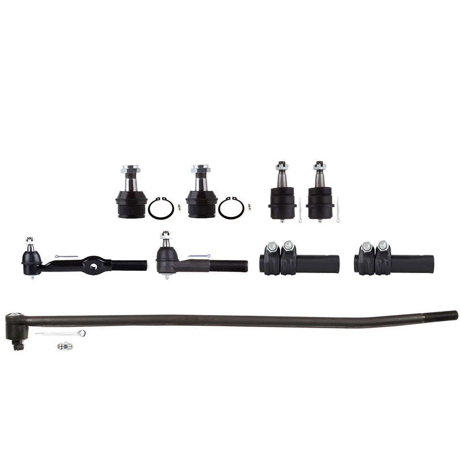 9pcs Front Tie Rod Ends Ball Joints For Dodge Ram 1500 2500 Laramie 1994-1997