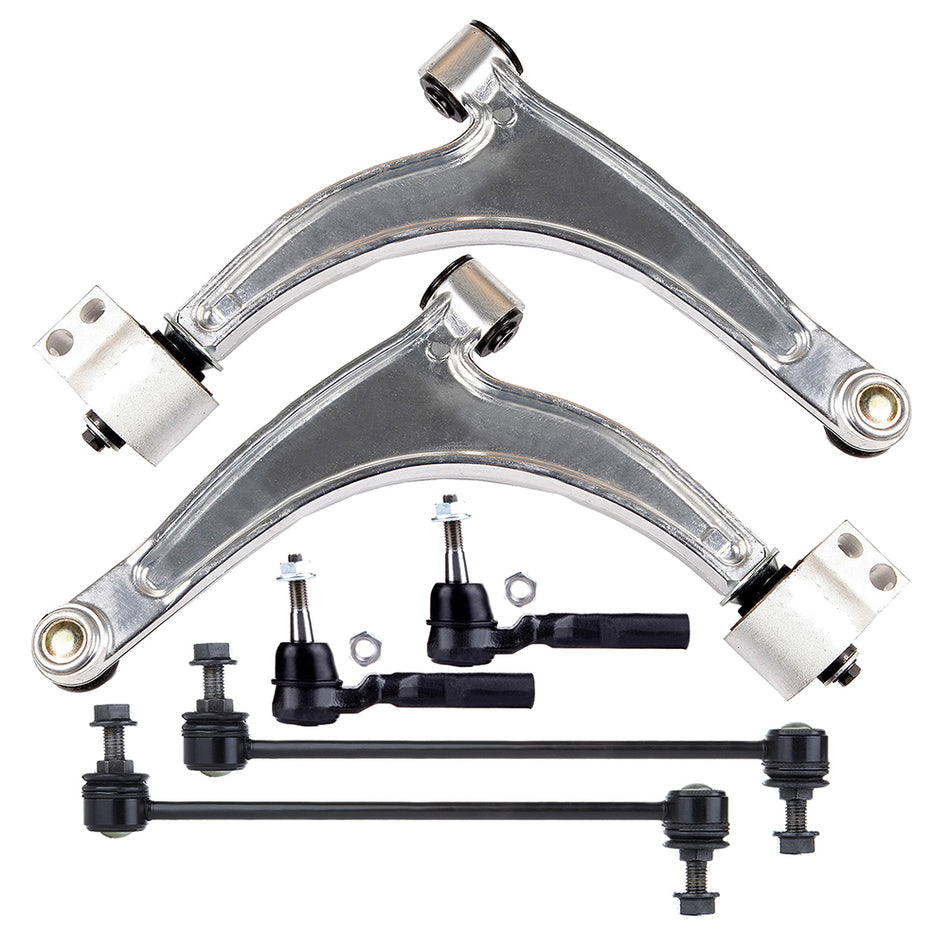 Front Lower Control Arm Ball Joint Tie Rod Sway Bar For 04-12 Chevy Malibu 05-10 Pontiac G6