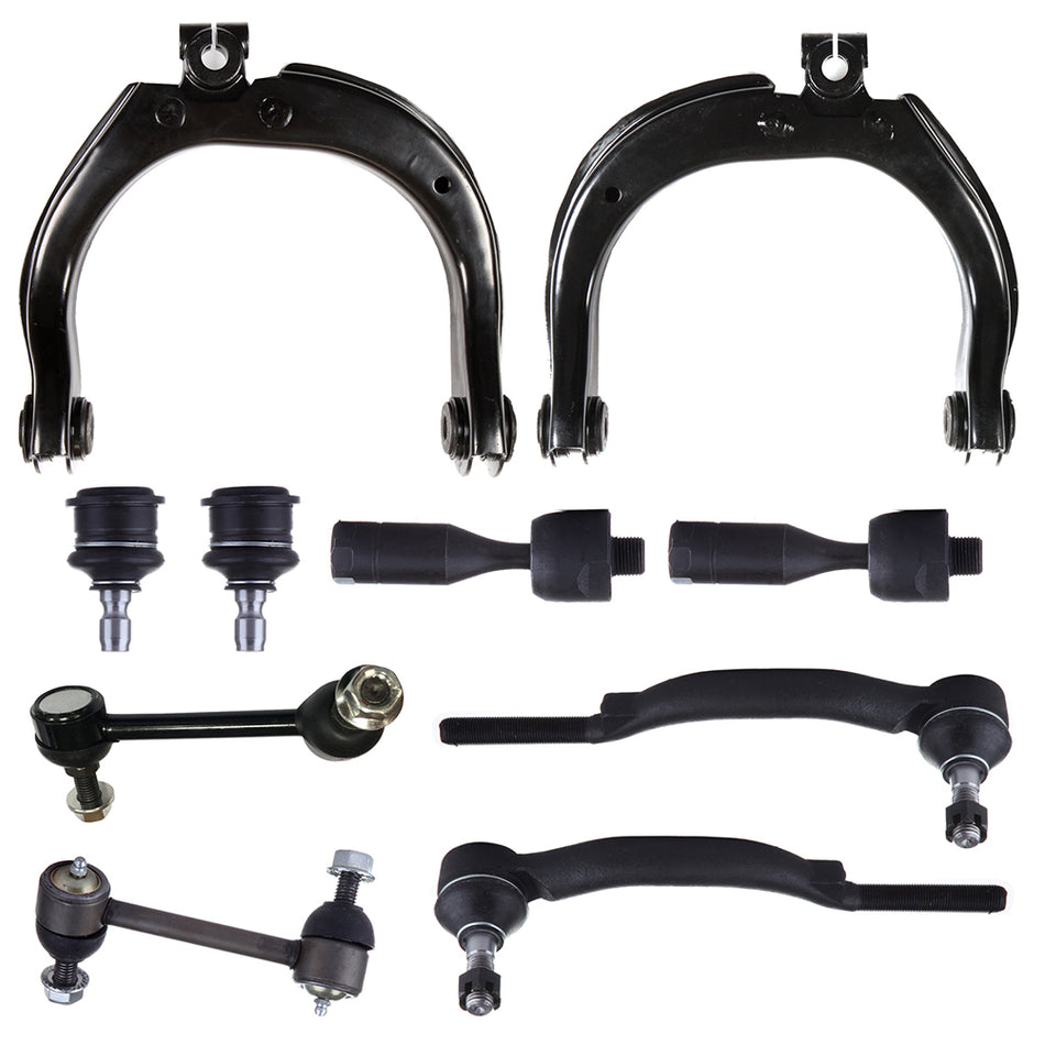 Front Control Arm Ball Joint Tie Rod Suspension Kit Fit For 2004-2007 GMC Envoy
