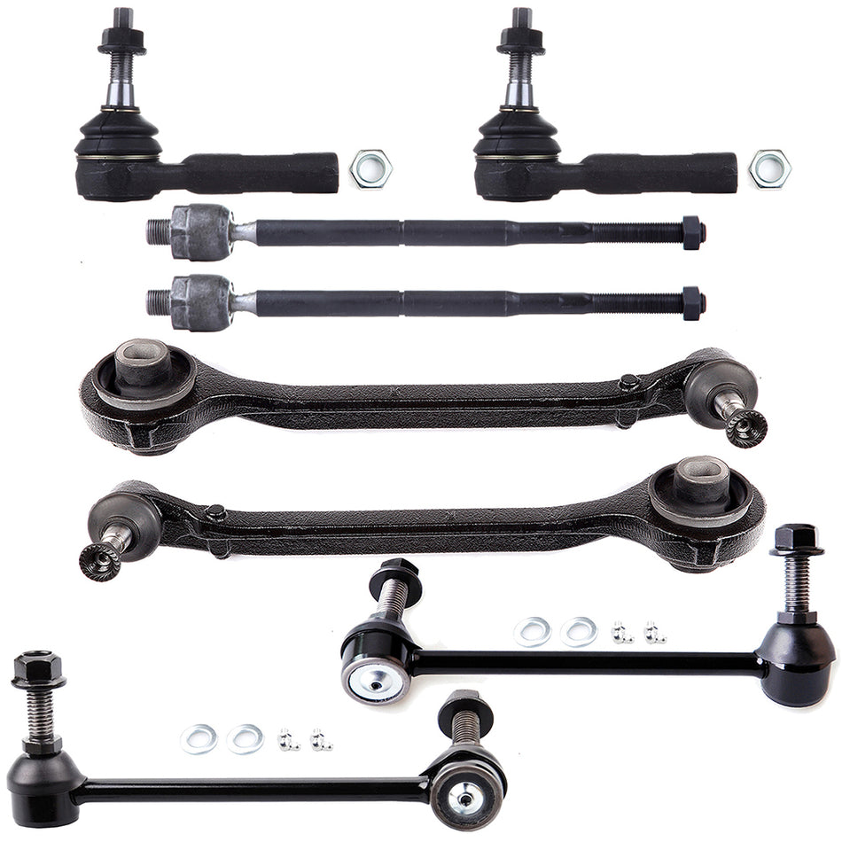 Front Control Arm Sway Bar Tie Rod Ends For 08-10 Dodge Challenger 06-10 Dodge Charger