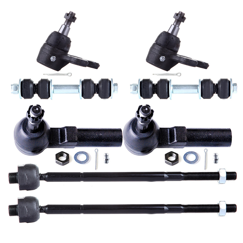 Front Tie Rod Ends Ball Joints For 00-05 Buick LeSabre Cadillac DeVille 8Pcs