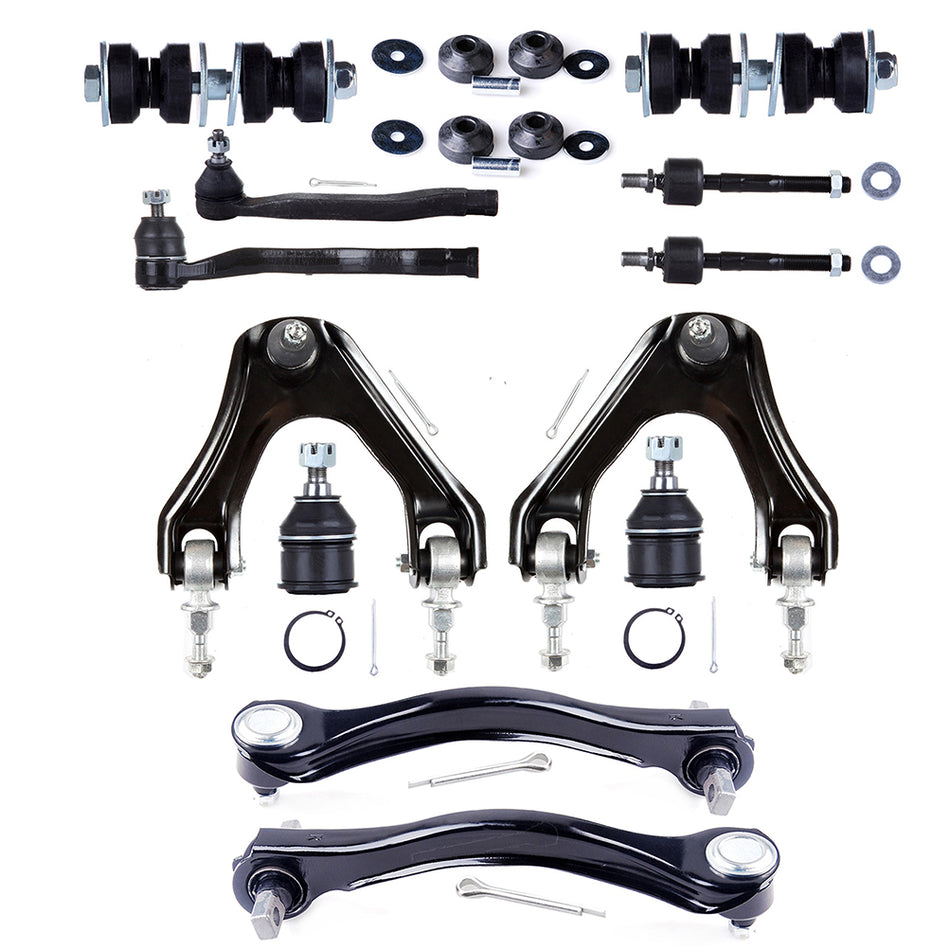 Front & Rear Control Arms Tie Rod Suspension Kit For 94-97 Honda Accord 97-99 Acura CL