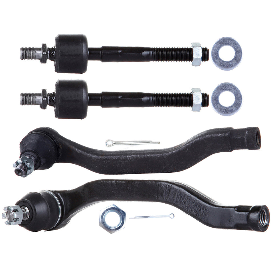 Tie Rod End Set Of Steering Kit For 94-97 Honda Accord 97-99 Acura CL