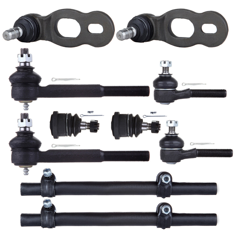 Front Ball Joint Tie Rod Link For 98-02 Ford Crown Victoria Lincoln Town Car 10 Pcs