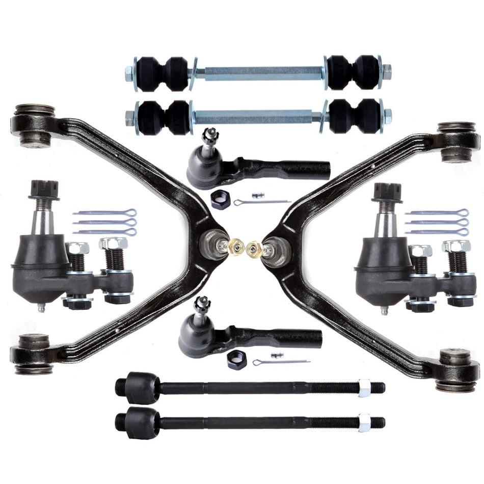 Front Upper Control Arms Ball Joints Sway Bar Tie Rod End 99-06 GMC Sierra 1500 99-06 Chevrolet Silverado 1500