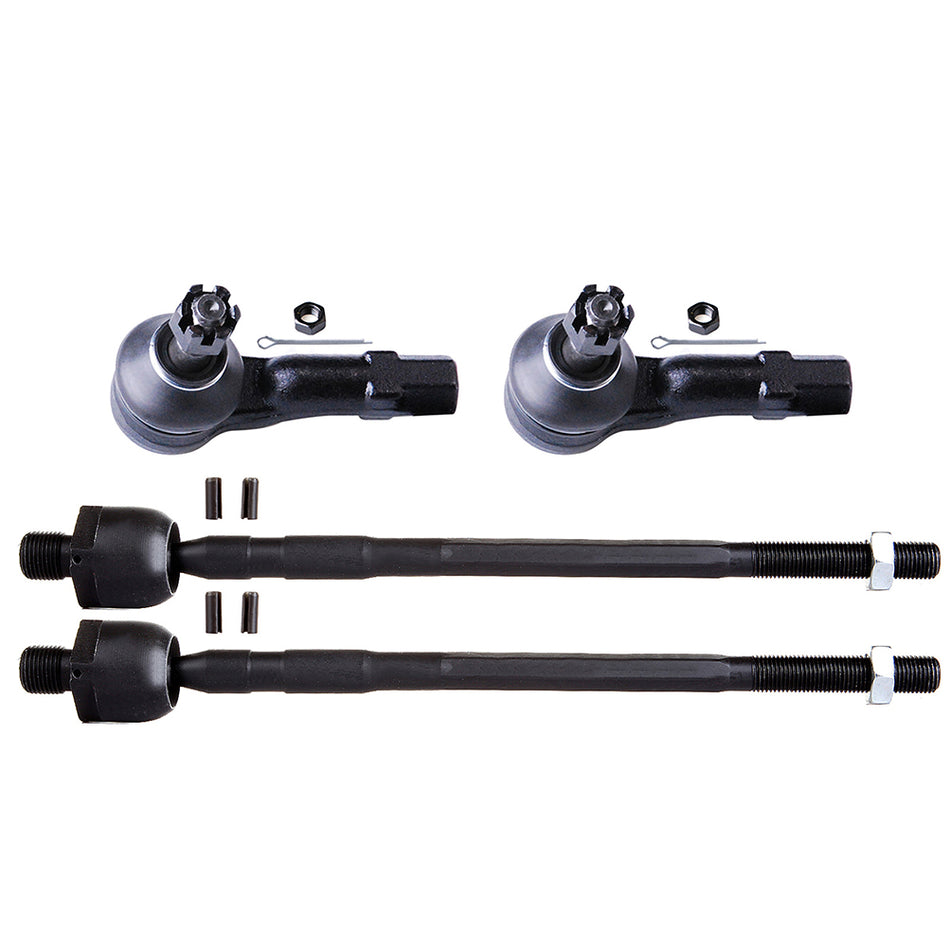 Front Steering Inner & Outer Tie Rod End Suspension For 1993 94-1997 Ford Probe