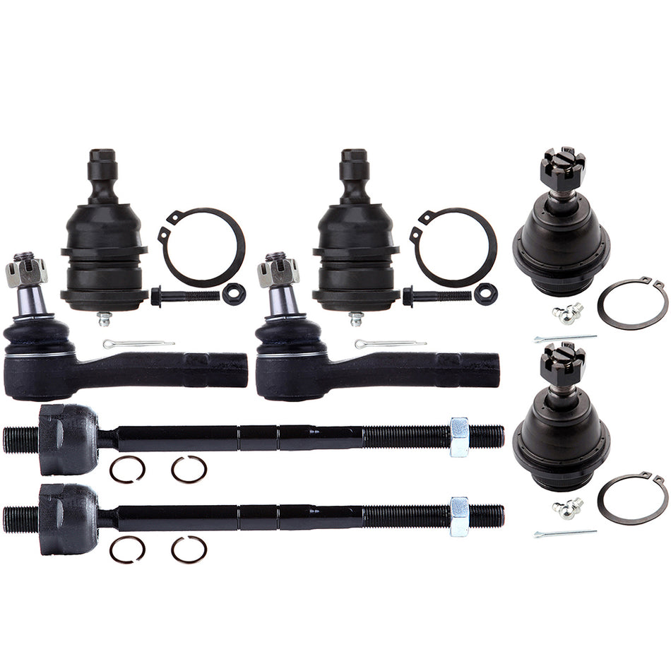 Front Lower Upper Ball Joints Tie Rod End For 98-11 Ford Ranger 01-09 Mazda B2300