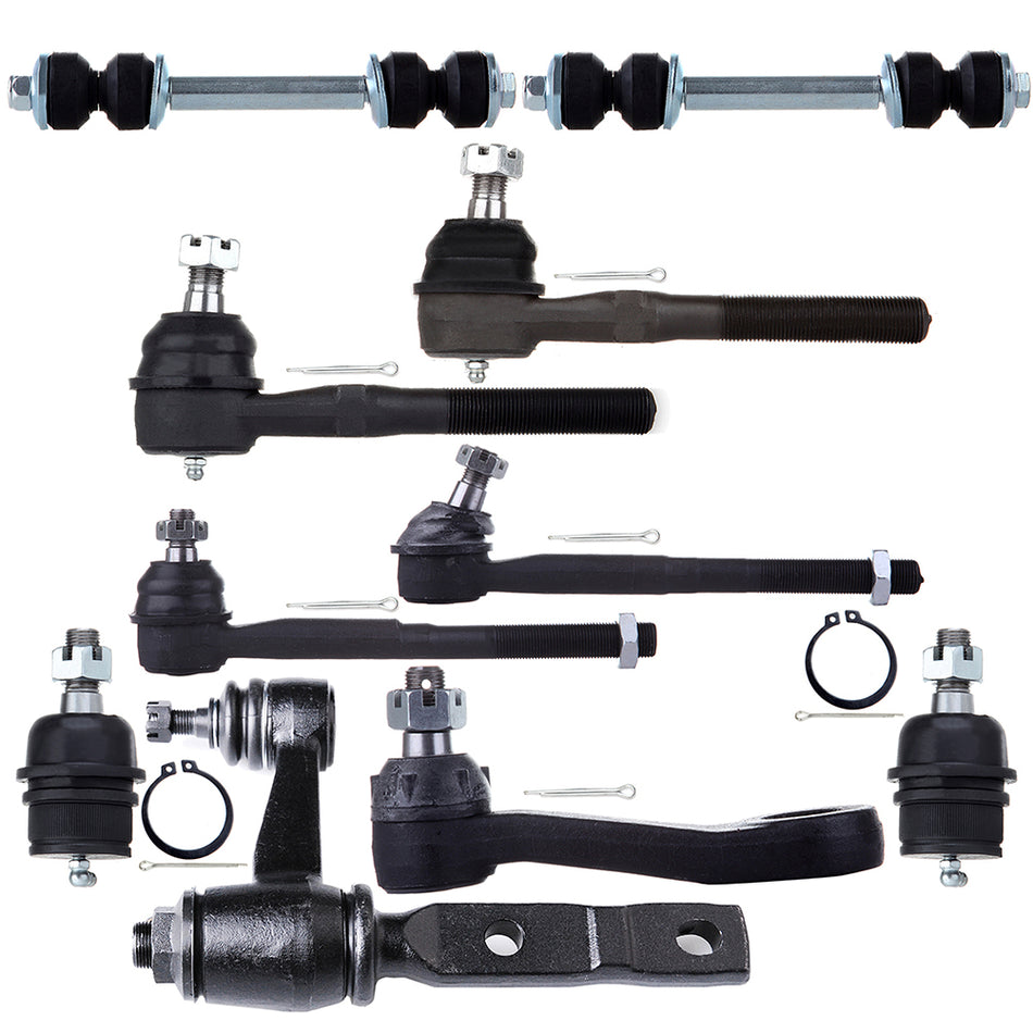 Front Tie Rod Ends Ball Joints For 97-03 Ford F150 97-02 Expedition 10Pcs