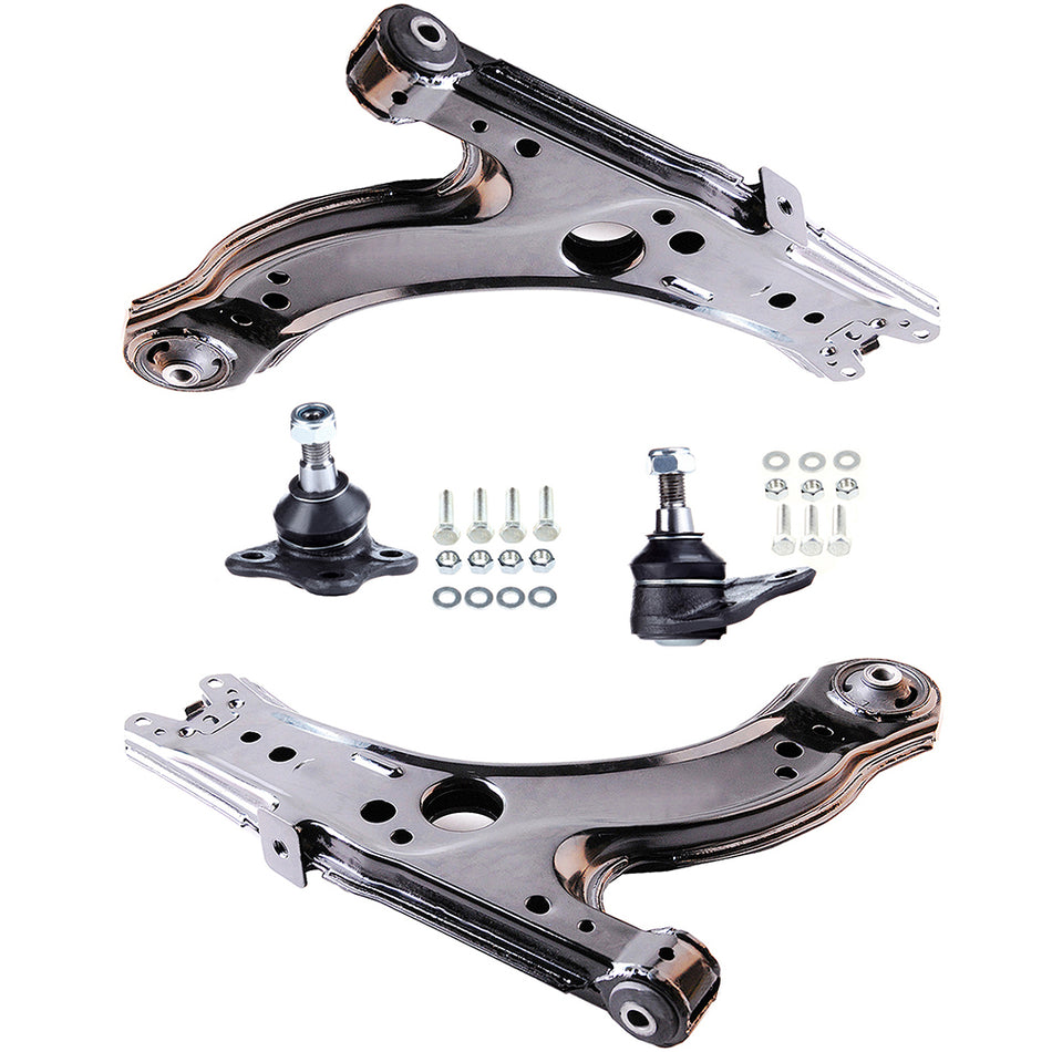 Front Control Arms Ball Joints For 98-10 Volkswagen Beetle 99-07 10 Volkswagen Golf