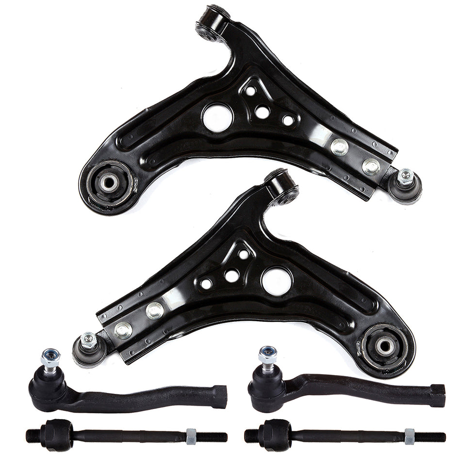 Front Lower Control Arm Ball Joint & Tie Rod End For 04-11 Chevrolet Aveo 09-10 Pontiac G3