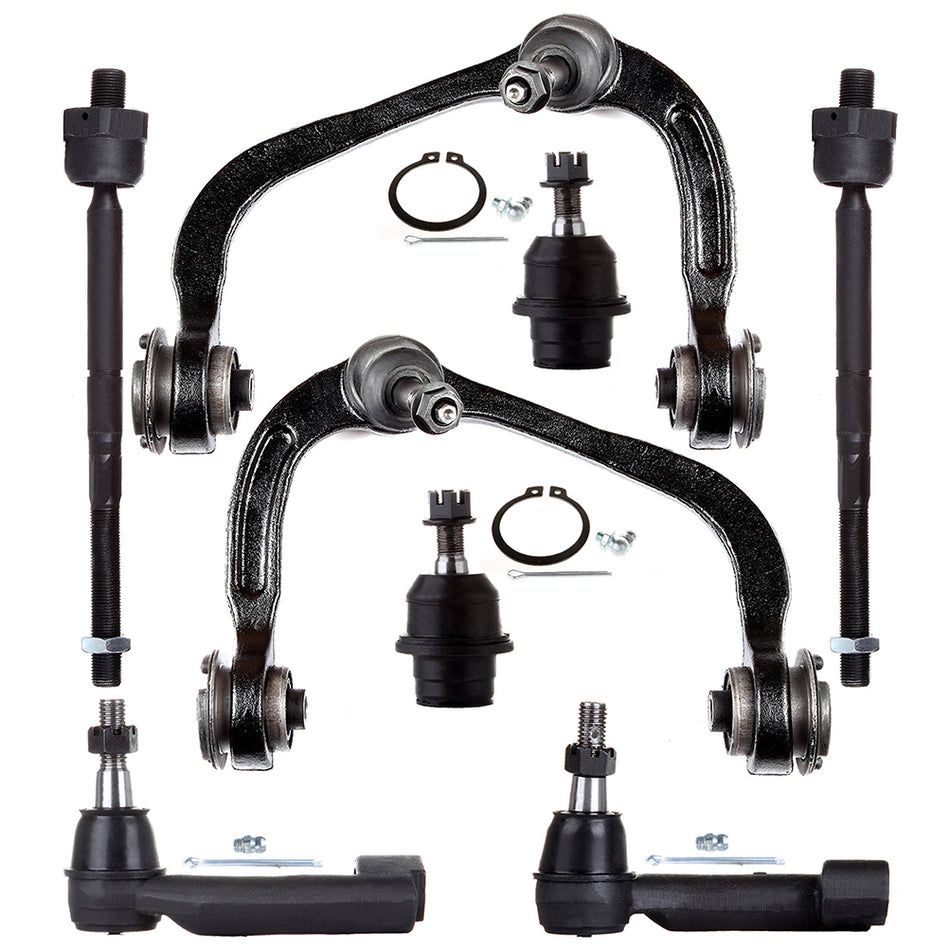 Front Control Arms Ball Joints Tie Rod Ends 07-15 Ford Expedition 09-15 Ford F150