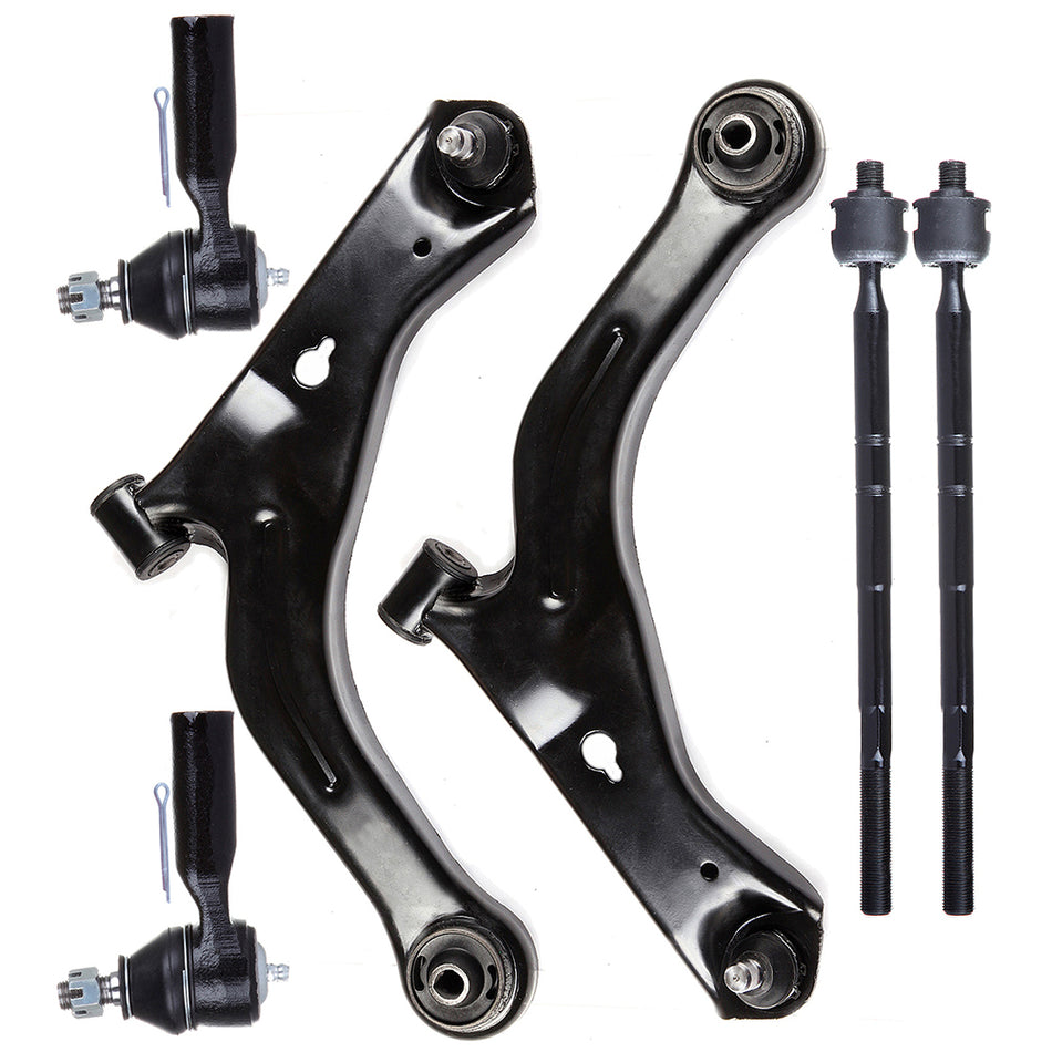 Front Lower Control Arm Ball Joint & Tie Rod End For 2001 02 03 2004 Ford Escape