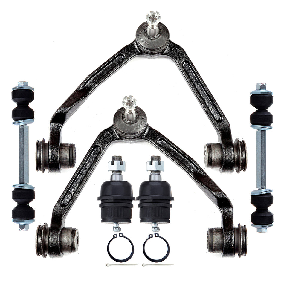 6X For 98-02 Lincoln Navigator 4WD Front Upper Control Arms Ball Joints Sway Bar