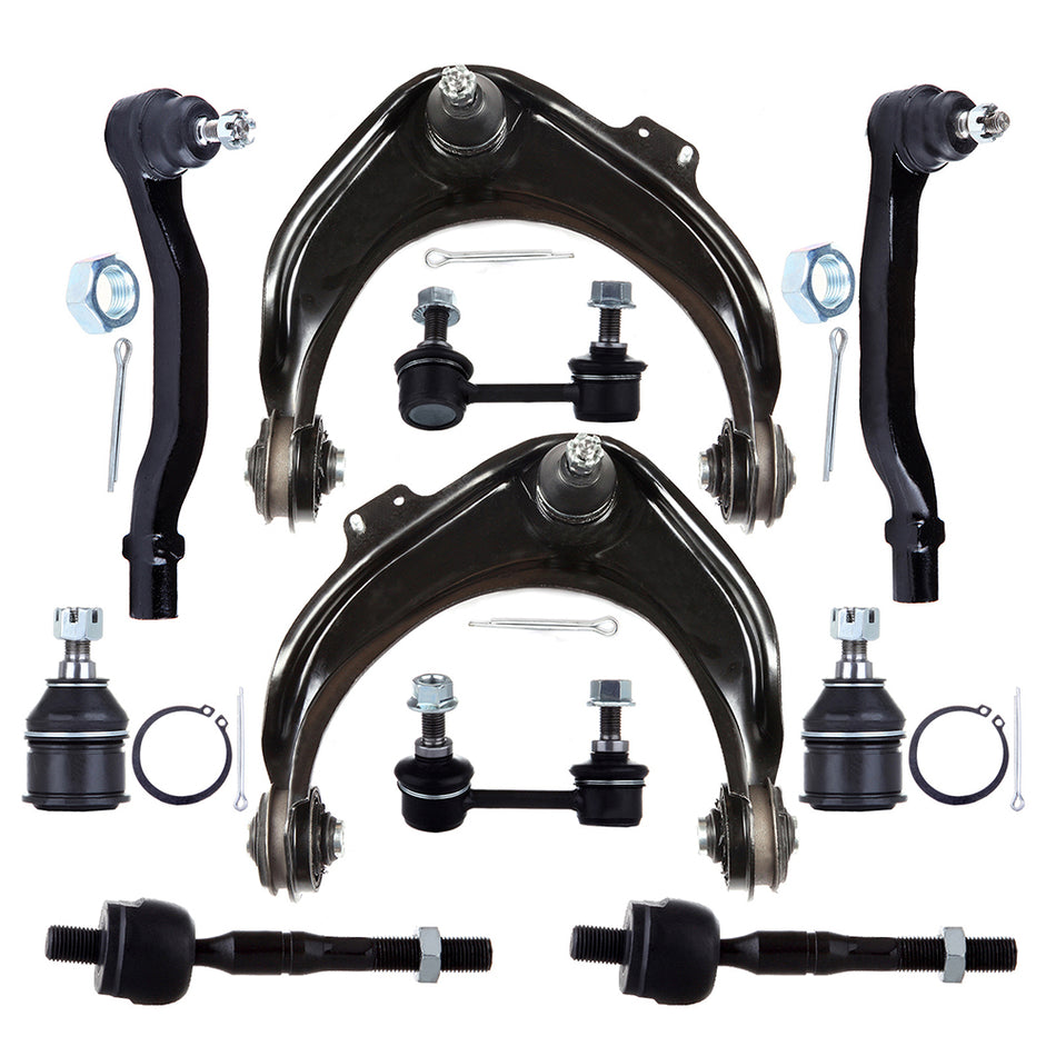 10x Front Upper Control Arm Tie Rod Sway Bar Kit for 1998-2002 Honda Accord 3.0L