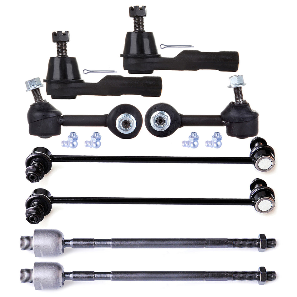 8pcs Front Tie Rod Ends Rear Sway Bars For Honda CR-V LX EX SE 2.4L 2007-2011