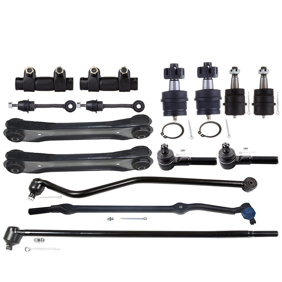 15x For 96-98 Grand Cherokee 4x4 Front Tie Rod Control Arm Ball Joints Track Bar