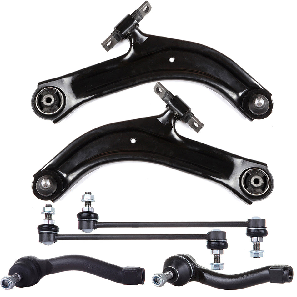 07-12 Nissan Sentra Control Arms Tie Rod Ends Suspension Kit