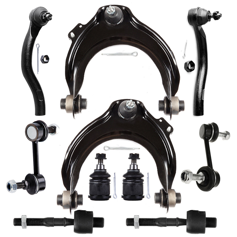 Control Arms Ball Joints Tie Rod Sway Bar For 04-08 Acura TSX 03-07 Honda Accord