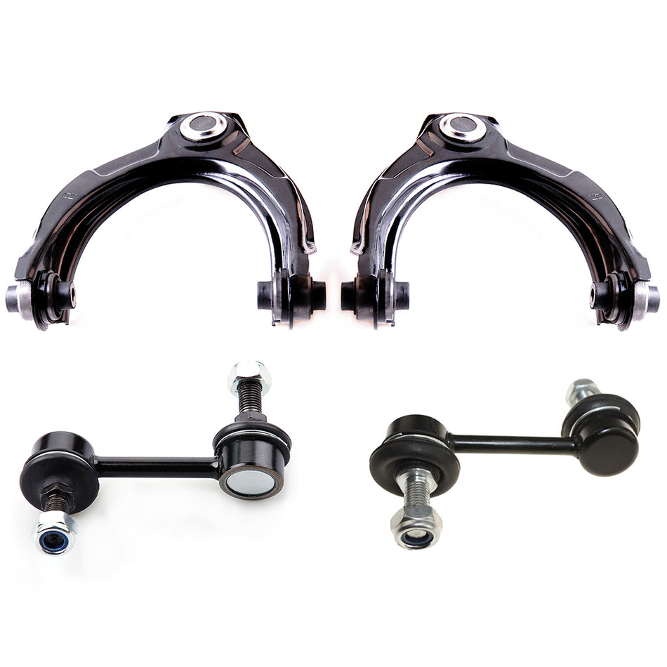 Front Upper Control Arm Ball Joint Sway Bar Suspension Kit For 2008-2012 Accord