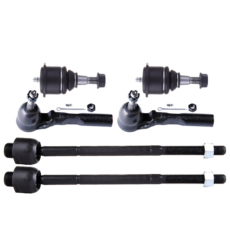 Ball Joint Tie Rods End For 99-06 Chevrolet Silverado 1500 GMC Sierra 1500 6 Pcs