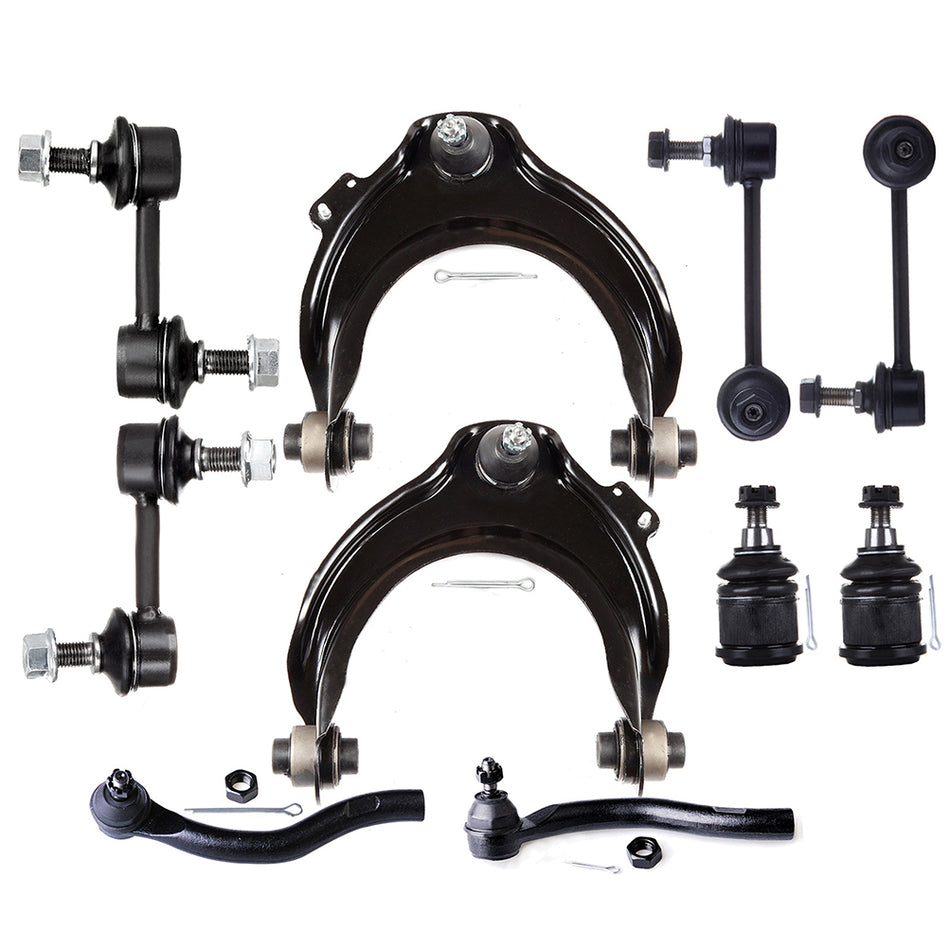 For 2003-2007 Honda Accord New Suspension Tie Rod End Control Arm Kit 10Pcs