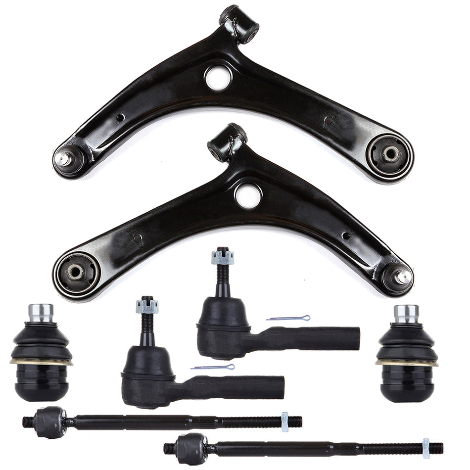 Front Lower Control Arm Ball Joint Tie Rod Ends 07-12 Dodge Caliber 07-14 Jeep Patriot