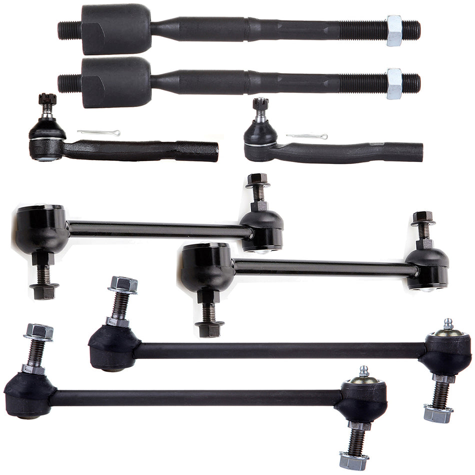 Tie Rod Ends Sway Bar Kit For 02-06 Toyota Camry 02-03 Lexus ES300 8Pcs