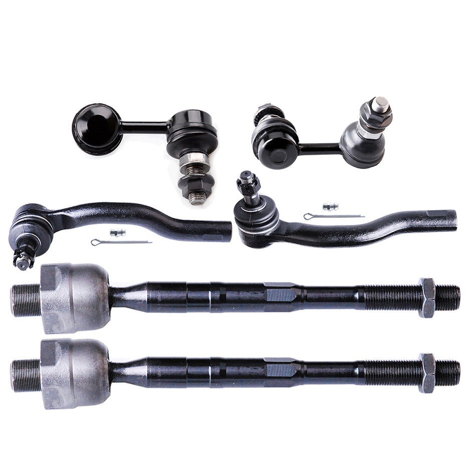 Front Tie Rod Links Stabilizer Bar For 04-10 INFINITI QX56 05-15 Nissan Armada