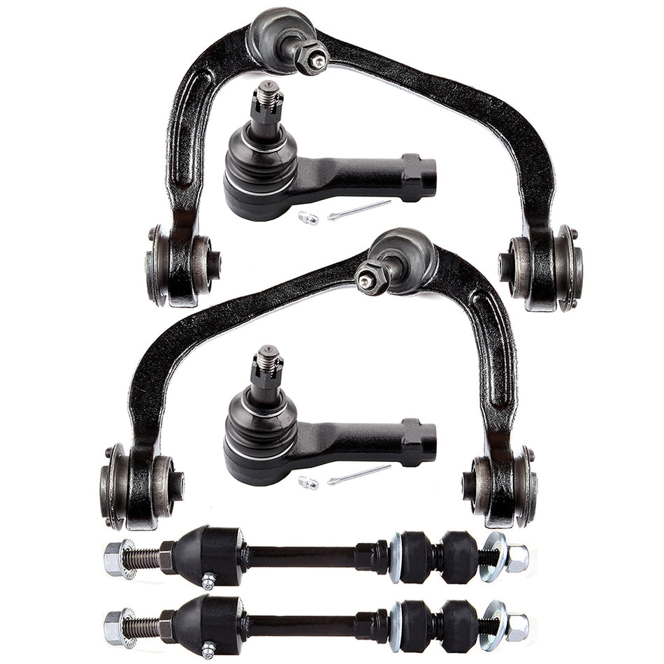 Front Upper Control Arm Outer Tie Rod End Sway Bar For 2005 2006-2008 Ford F-150