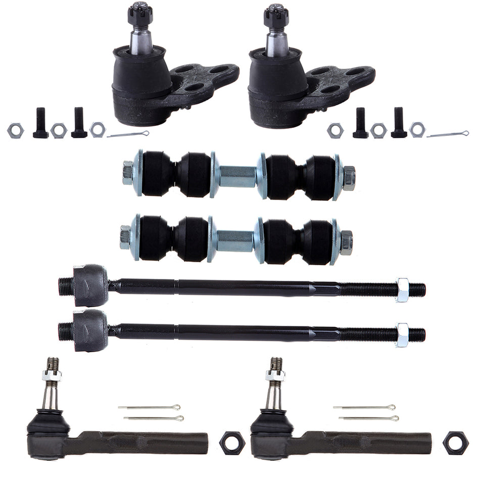 Front Tie Rod Ends Ball Joints For 02-07 Buick Rendezvous 05-06 Terraza 8Pcs