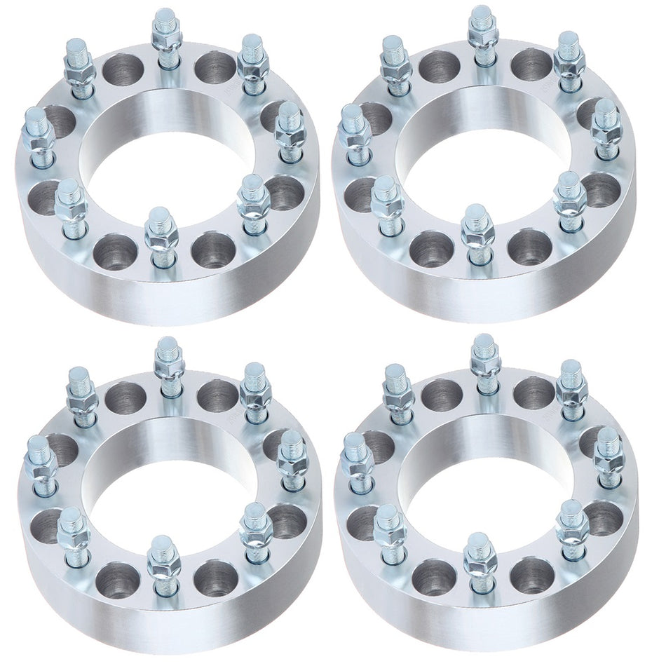 4Pcs 2 inch 8x6.5 8 Lug Wheel Spacers For 97-10 Chevrolet Express 2500 96-00 Chevrolet K3500