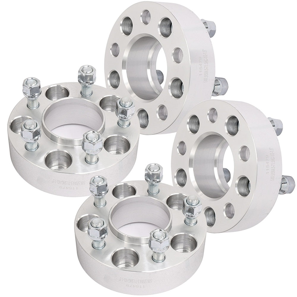 4Pcs 1.5 inch 5x4.5 5 Lug Wheel Spacers For 97-06 Jeep Wrangler 02-10 Jeep Liberty Only for Auto