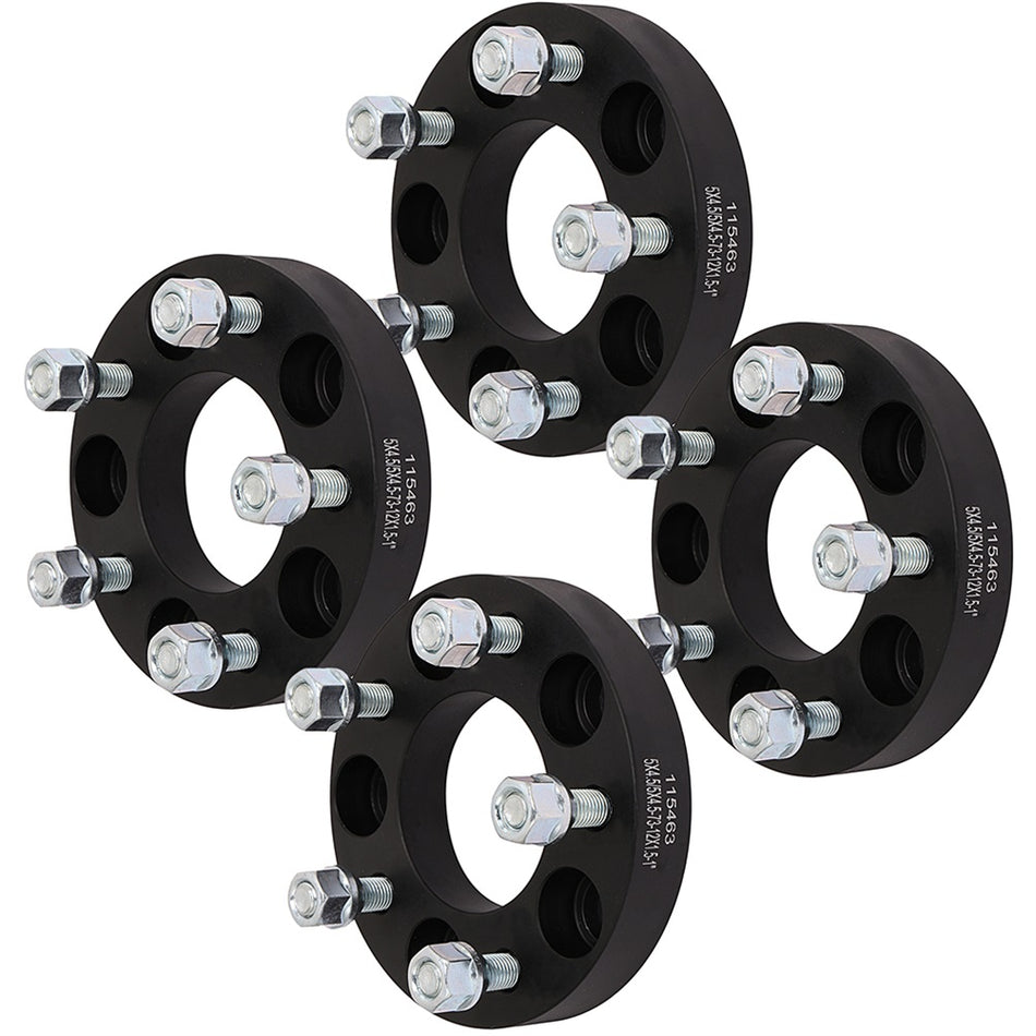 4Pcs 1 inch 5x4.5 5 Lug Wheel Spacers For 99-04 Chrysler 300M 96-04 Dodge Intrepid