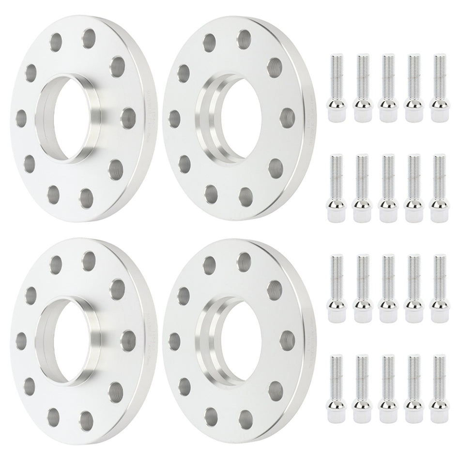 4Pcs 15mm 5x130 5 Lug Wheel Spacers For 97-15 Porsche Boxster 06-15 Porsche Cayman