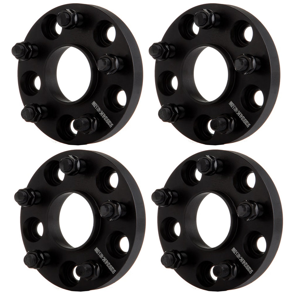 4Pcs Black 20mm 5x120 5 Lug Wheel Spacers For 10-16 Buick LaCrosse 11-16 Buick Regal