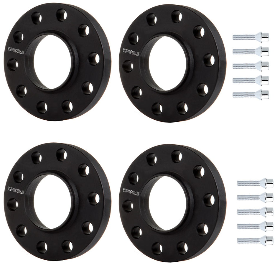 20mm 5x120 5 Lug Wheel Spacers(74.1mm Bore, 12x1.5 Studs) for 1997-2003 BMW 540i - 4PCS