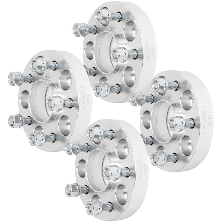 4Pcs 1 inch 5x110 5 Lug Wheel Spacers For 05-10 Chevrolet Cobalt 97-01 Cadillac Catera