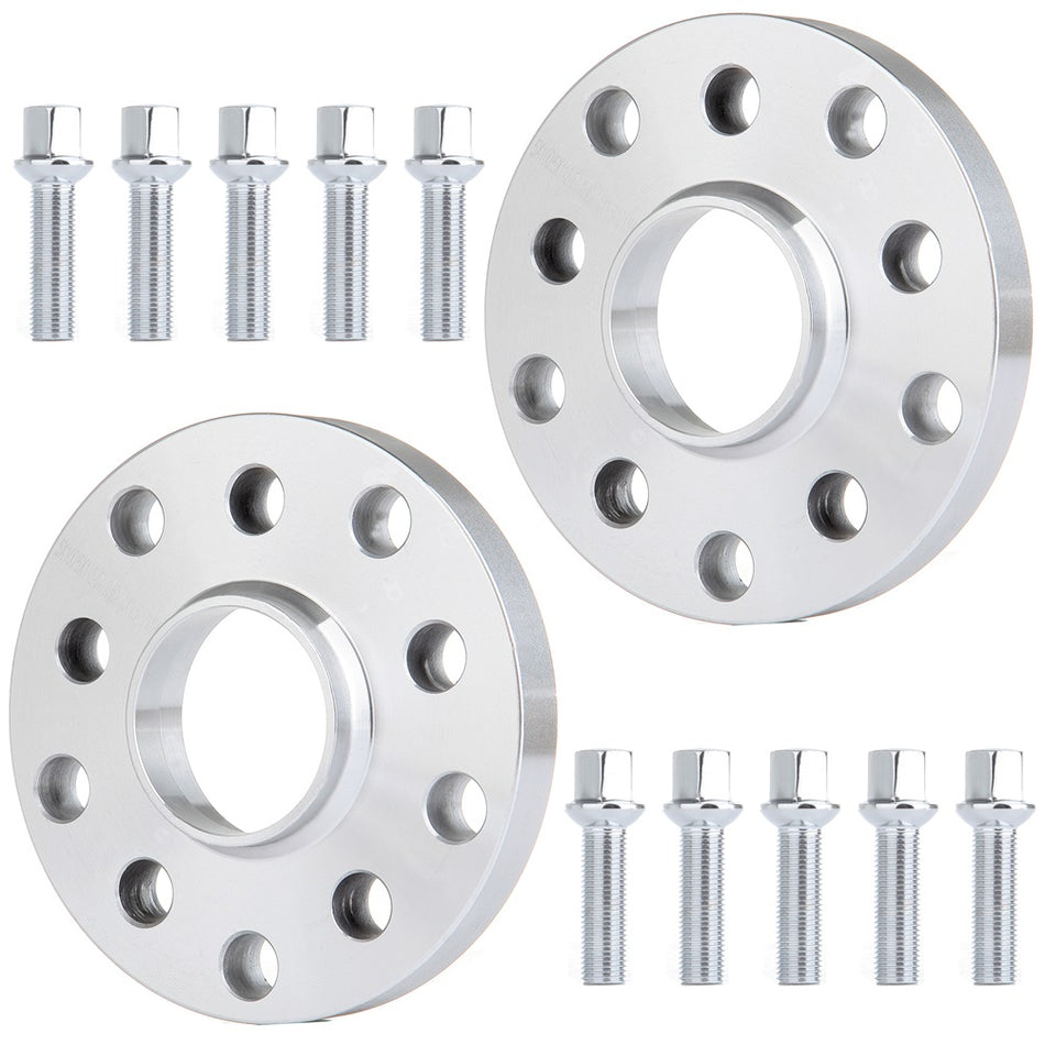 2Pcs 17mm 5x100/5x112 5 Lug Wheel Spacers For 98-15 Volkswagen Beetle 06-15 Volkswagen GTI